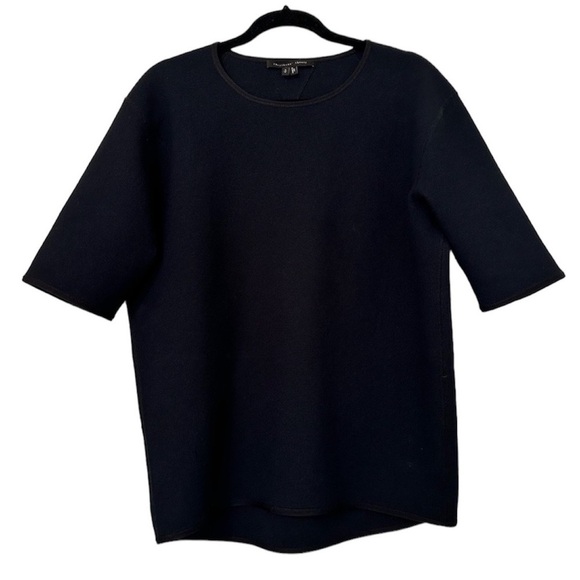 Theyskens’ Theory Textured Relaxed Fit Top - Picture 1 of 6